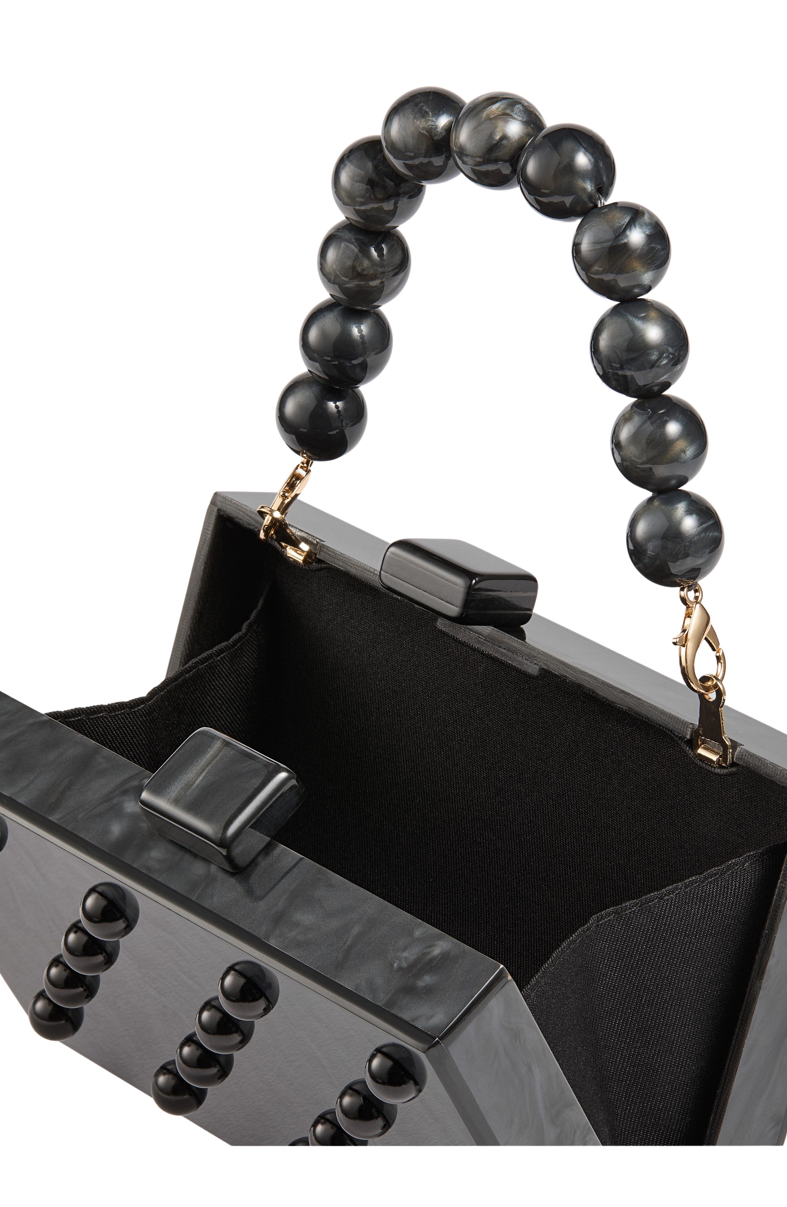 LK Bennett Malia Box Frame Clutch, Alternate, color, 