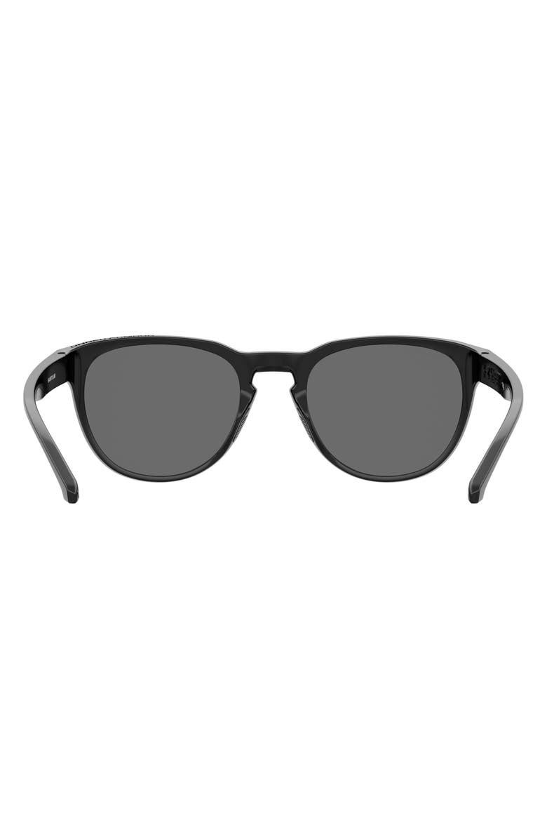 Under Armour Skylar 53mm Round Sunglasses, Alternate, color, Black Ruthenium