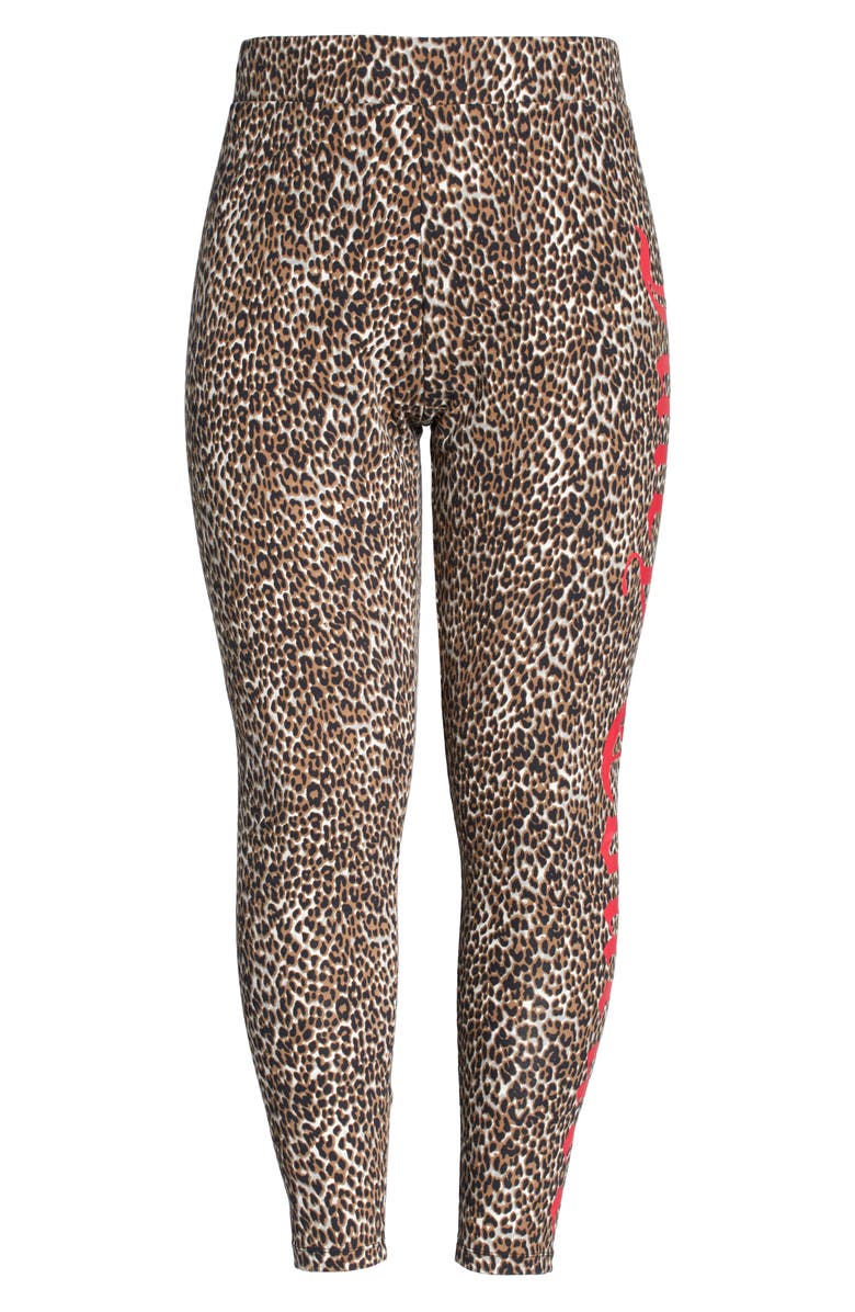 Juicy Couture Animal Print Leggings, Alternate, color, 
