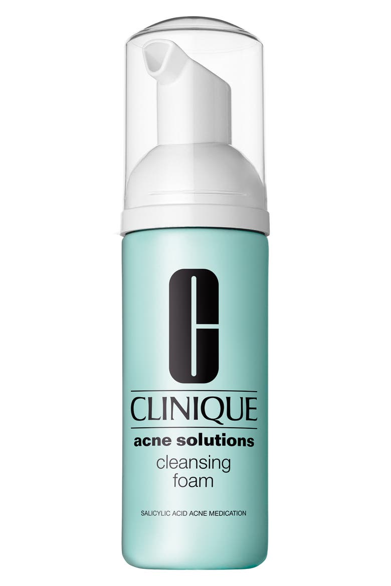 Acne Solutions™ Cleansing Foam Face Wash, Main, color, NO COLOR