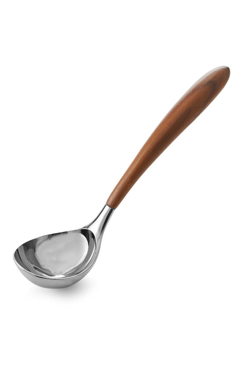 'Curvo' Ladle, Main, color, SILVER