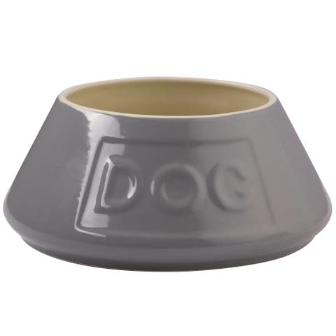 Non Tip Dog Bowl,  8.3 Inch, 54oz, Food & Water Angled Dish