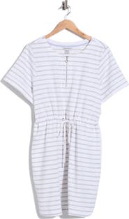 Tommy Bahama Jovanna Stripe Half Zip Dress