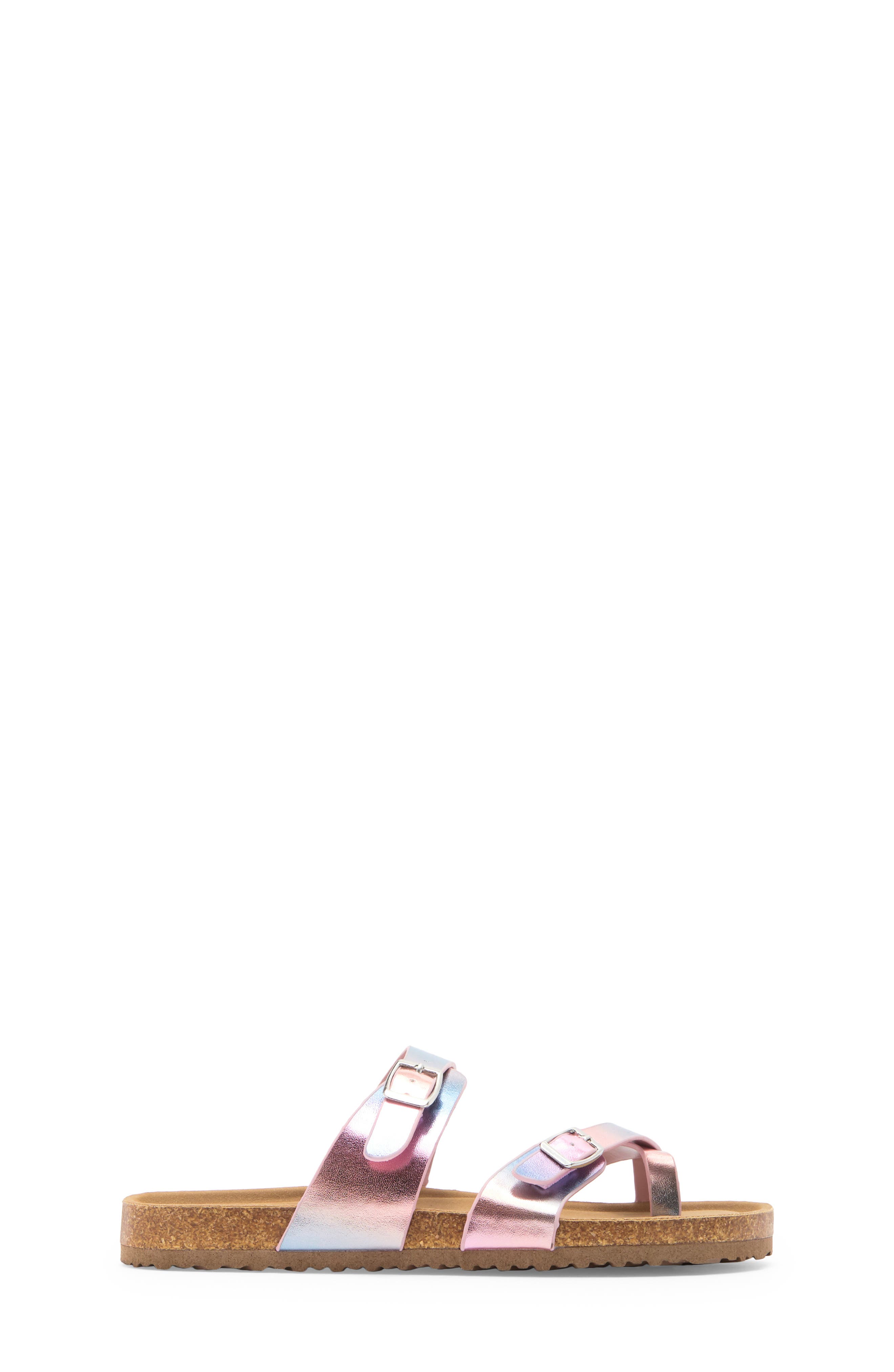 Steve Madden Beached Slide Sandal, Alternate, color, Metallic Multi