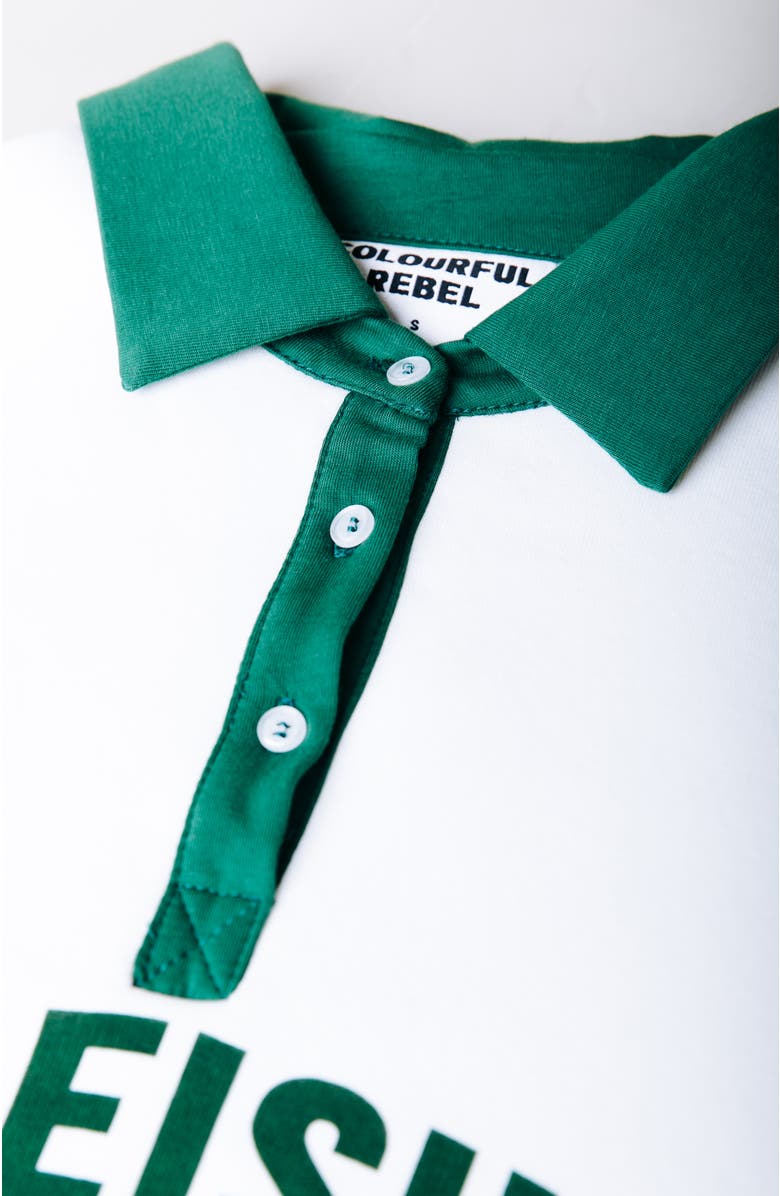 Colourful Rebel Polo Athl. Team Dropped Shoulder Sweat, Alternate, color, White