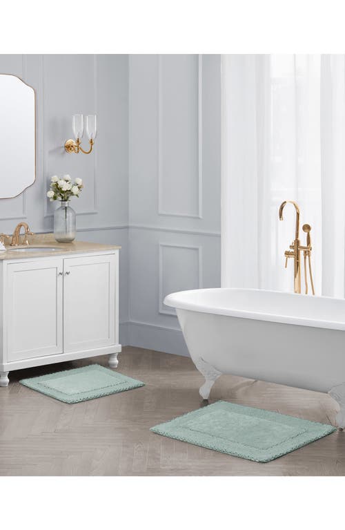 Laura Ashley Ruffle Cotton 2-piece Bath Mat Set