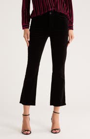 L'AGENCE Mira Ultra High Waist Crop Micro Bootcut Jeans