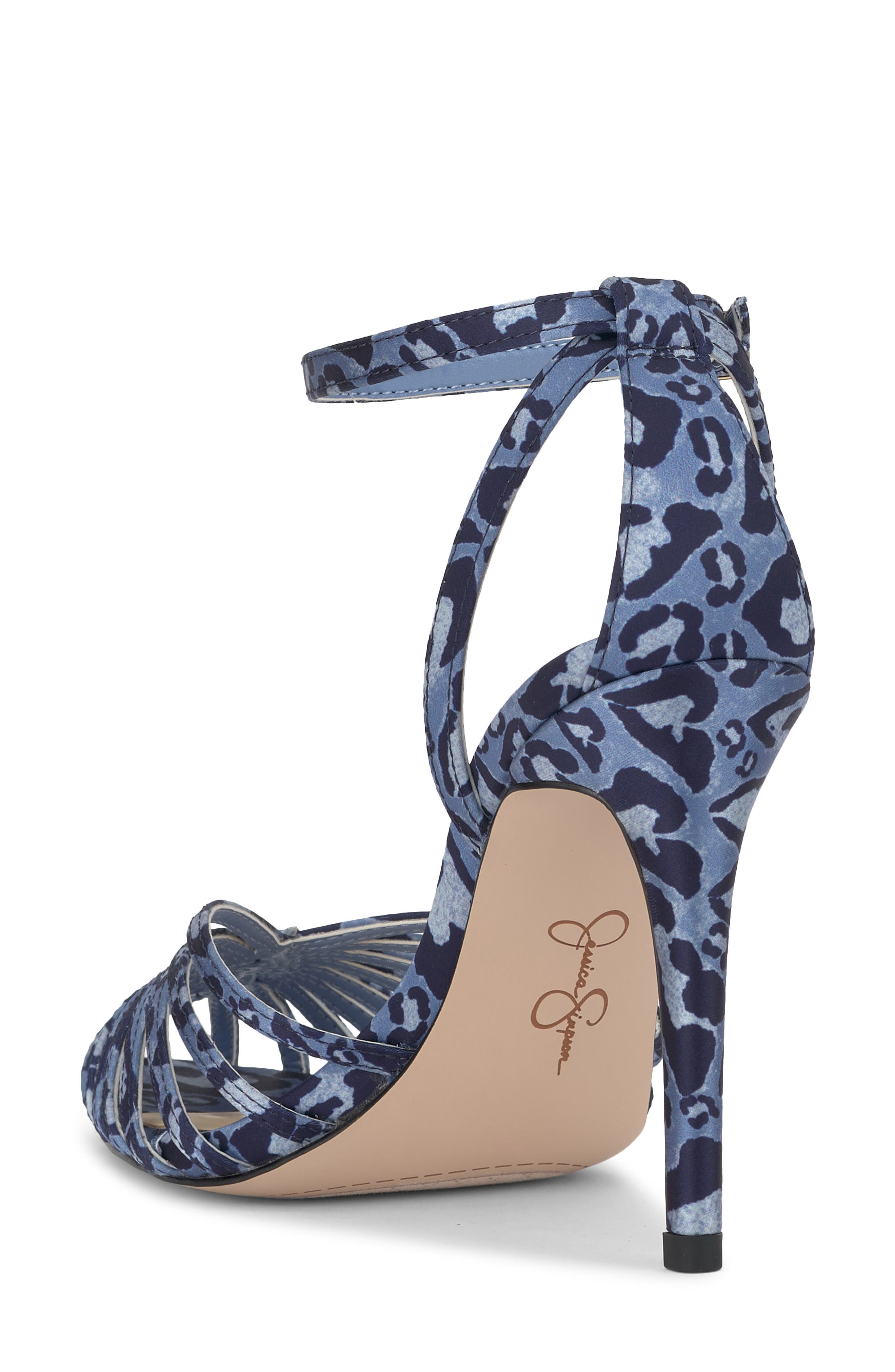 Jessica Simpson Paveri Ankle Strap Pointed Toe Pump, Alternate, color, Blue 05