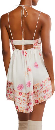Oasis Placed Floral Mini Slipdres
