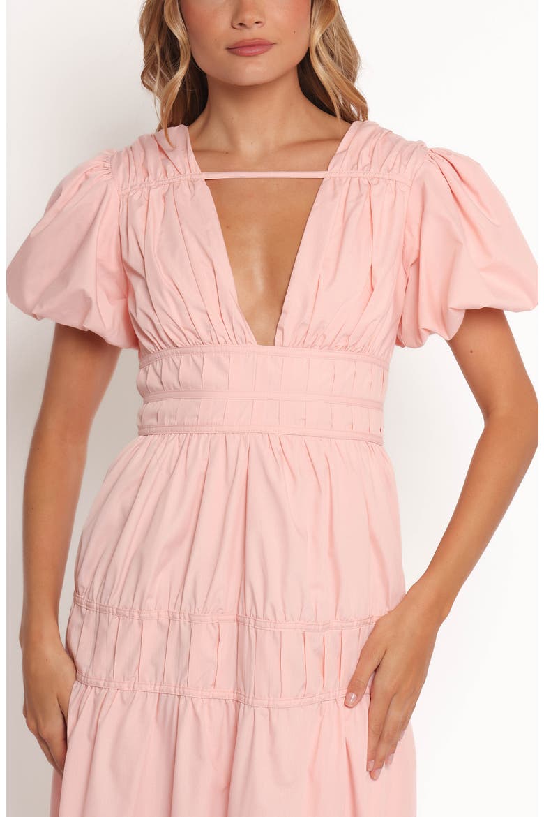 Joedy Puff Sleeve Maxi Dress, Alternate, color, PALE PINK