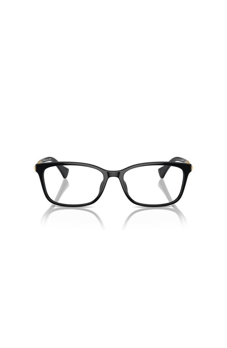 RALPH 55mm Rectangle optical glasses, Alternate, color, Black