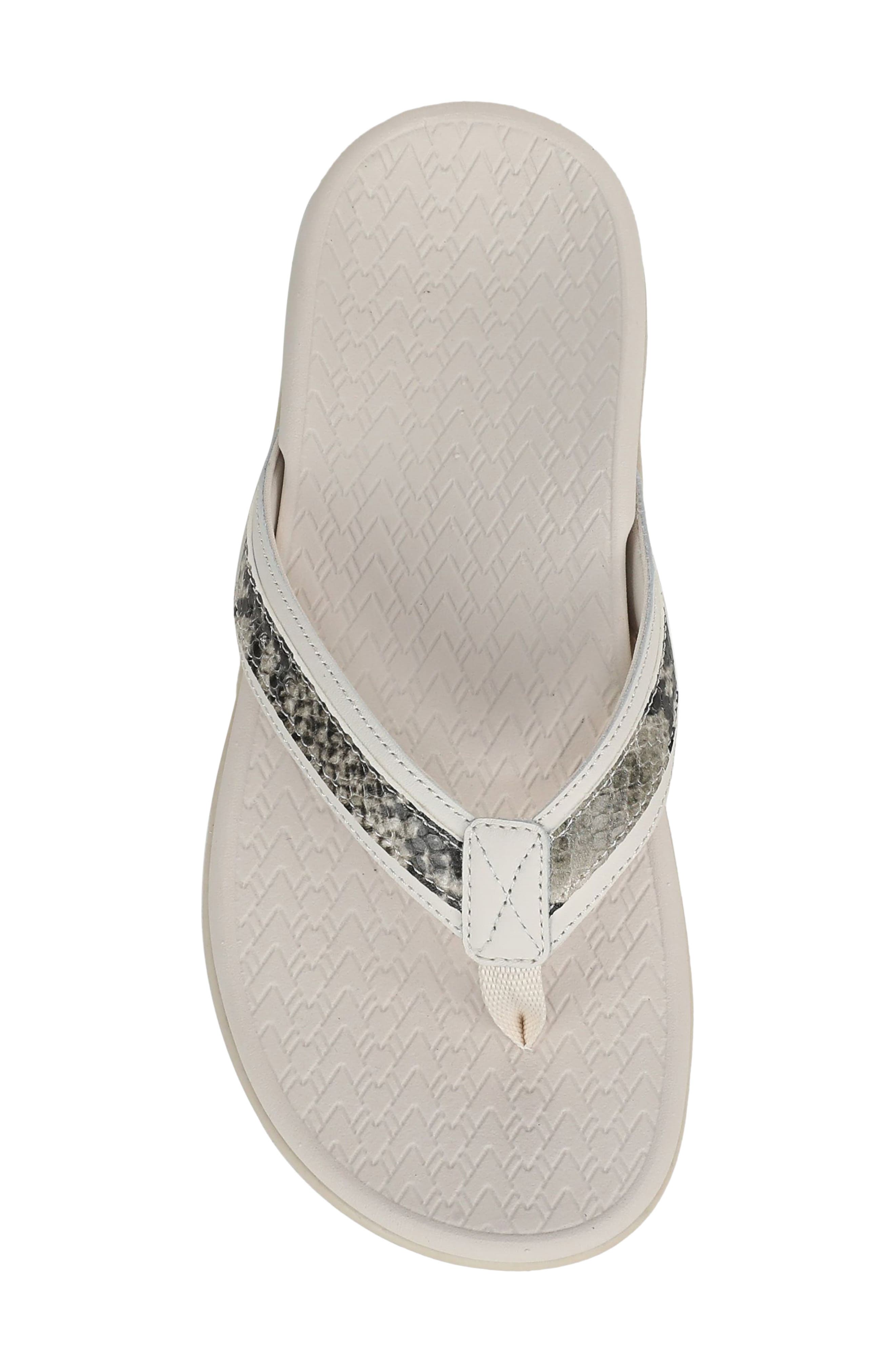 Tide 2.0 Flip Flop, Alternate, color, CREAM SNAKE