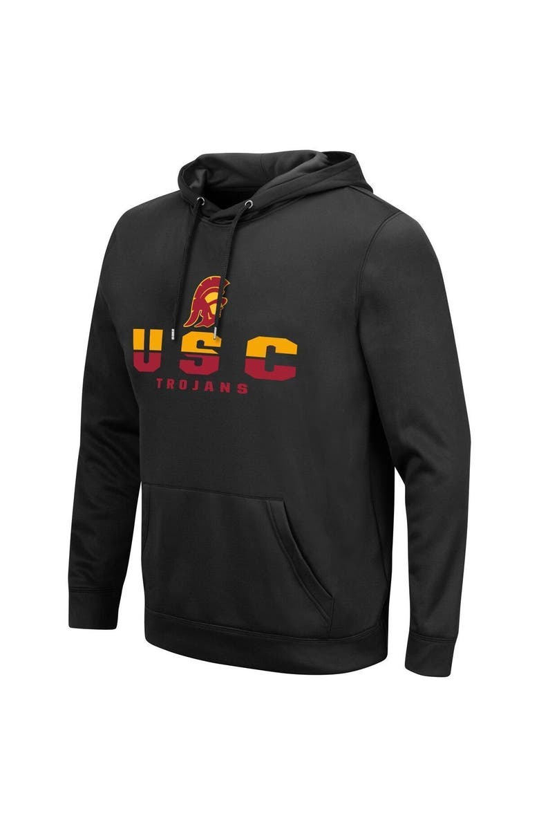 COLOSSEUM Men's Colosseum Black USC Trojans Lantern Pullover Hoodie, Alternate, color, 