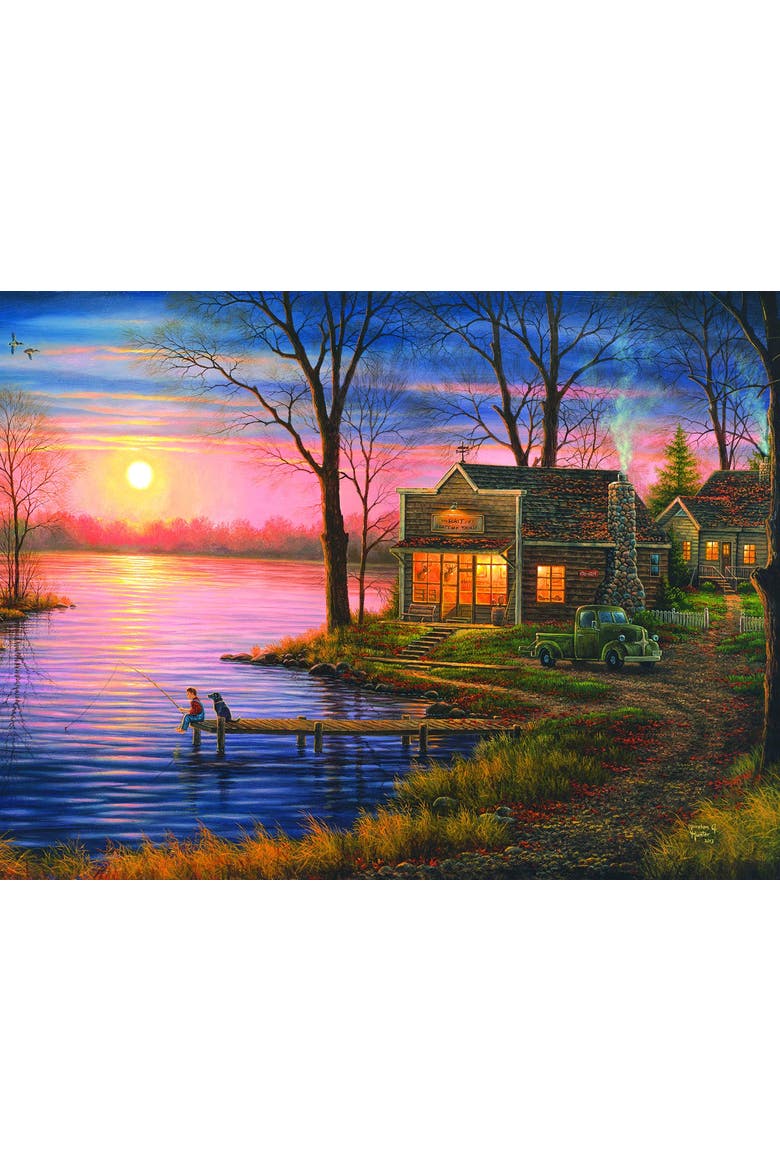 Bait Shop 500 piece Jigsaw Puzzle for Adults, Alternate, color, Multicolor
