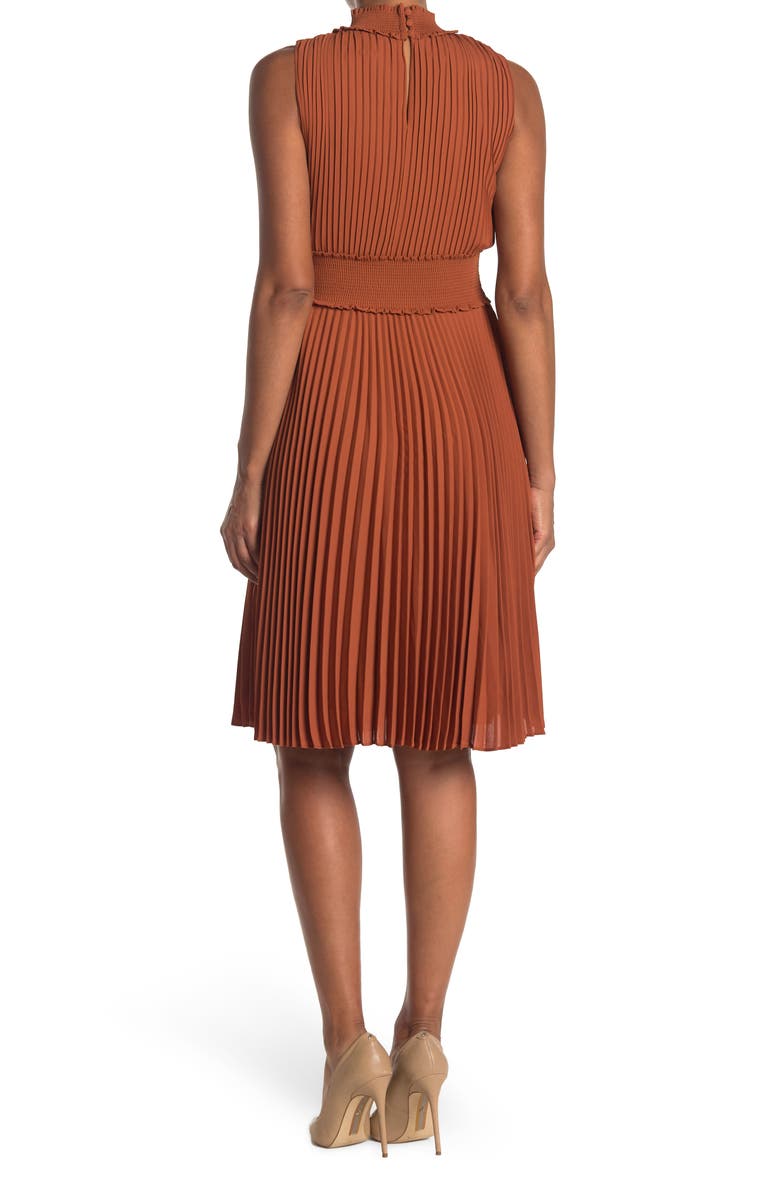 NANETTE NANETTE FOOTWR NANETTE LEPORE Pleated Sleeveless Dress, Alternate, color, 