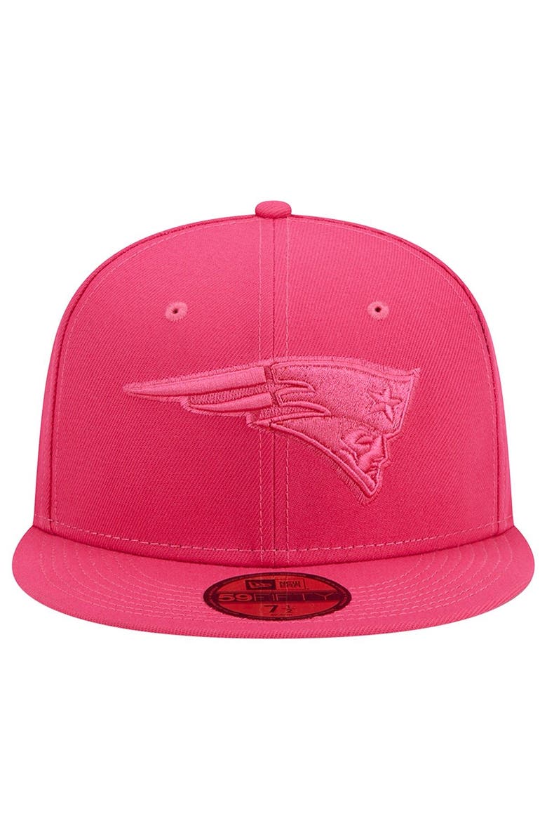 New Era Men's New Era Pink New England Patriots Color Pack 59FIFTY Fitted Hat, Alternate, color, 