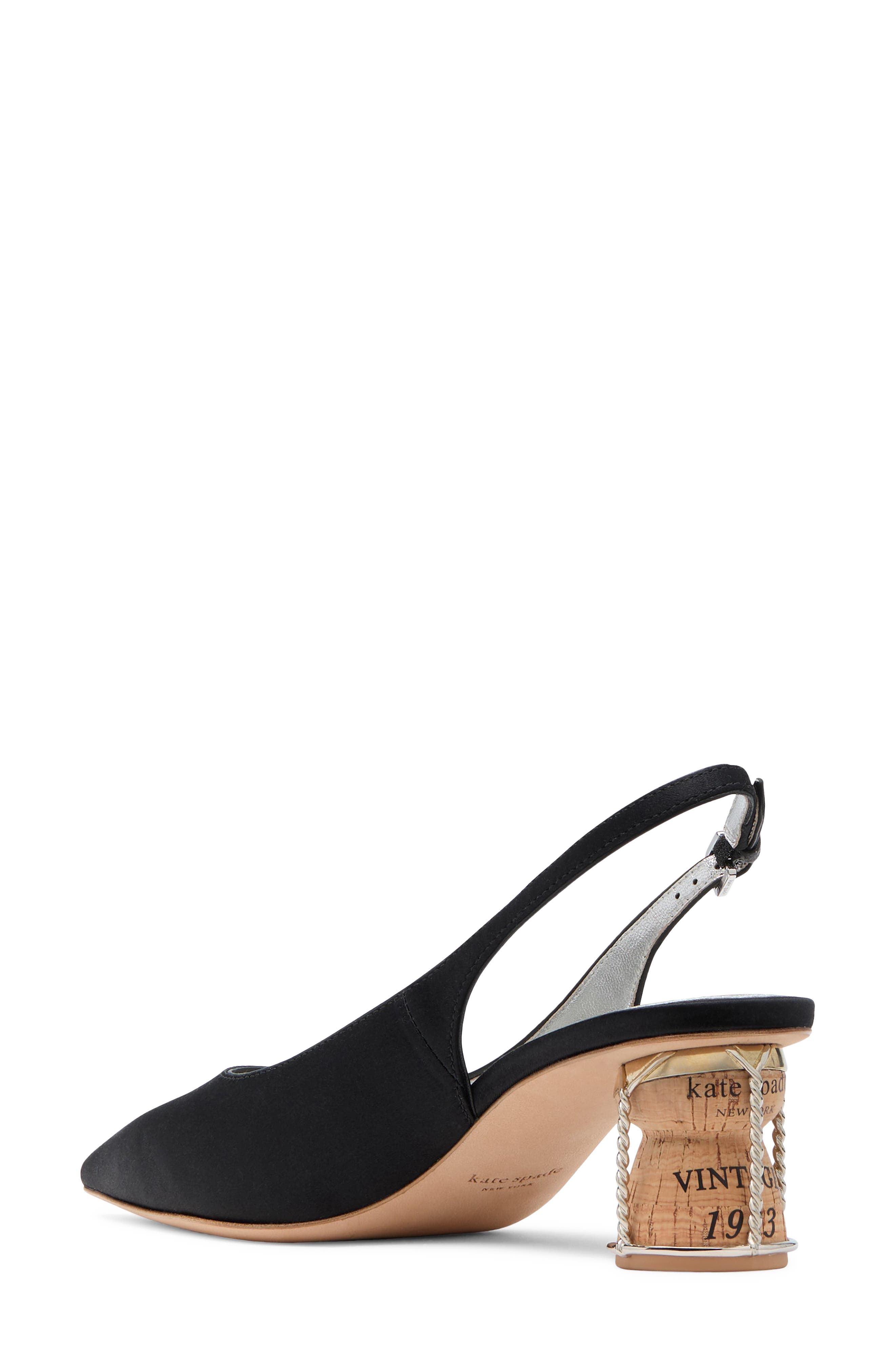 Kate Spade New York soirée pointed toe slingback pump, Alternate, color, 