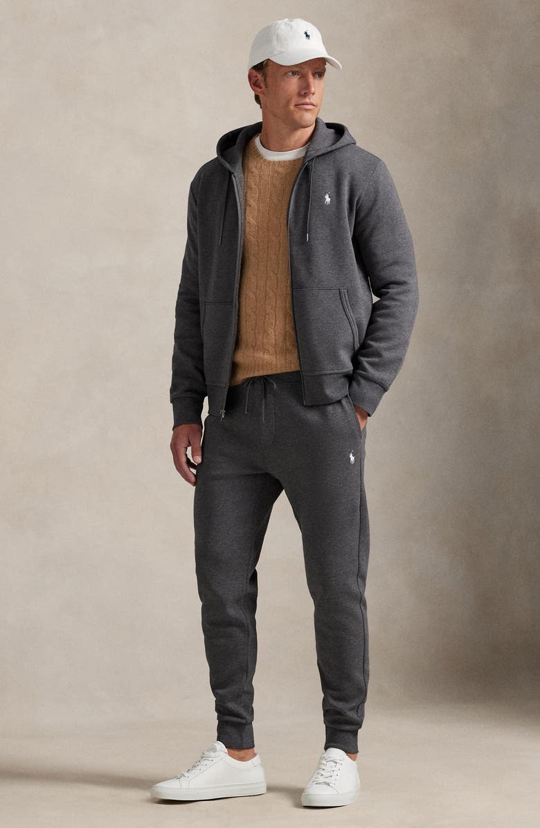 Polo Ralph Lauren Double Knit Joggers, Alternate, color, Barclay Heather