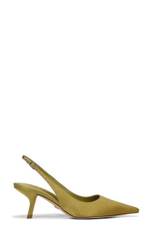 Shop Sam Edelman Bianka Slingback Pump In Greentini