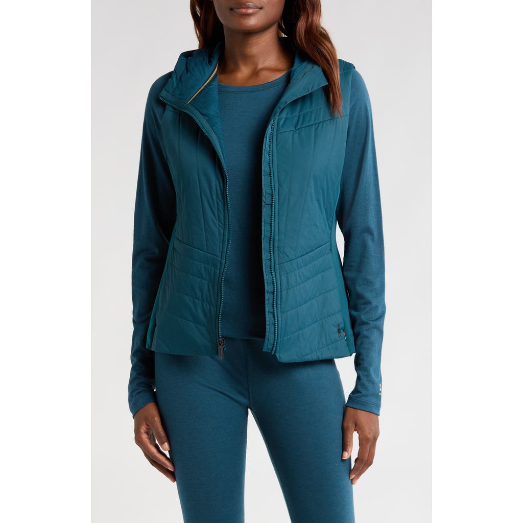 Smartwool Smartloft Insulated Nylon Vest In Twilight Blue