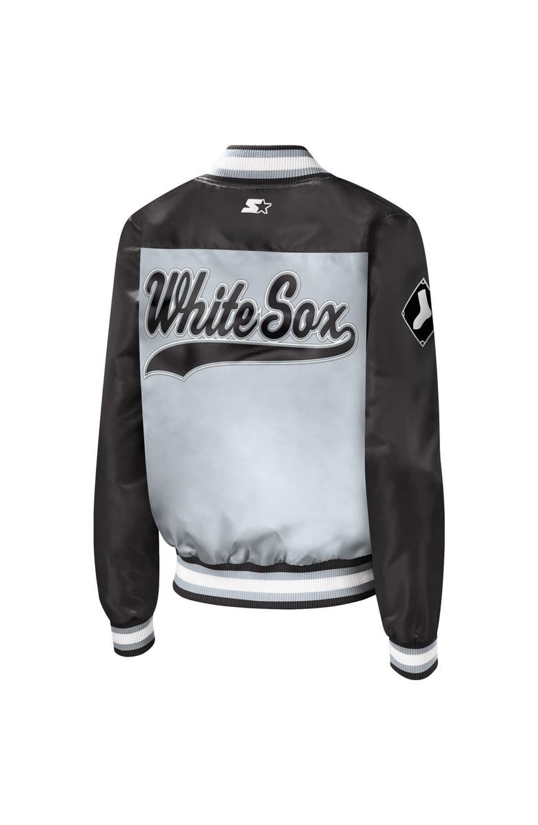 STARTER Women's Starter Silver Chicago White Sox The Legend Full-Snap Jacket, Alternate, color, Silver