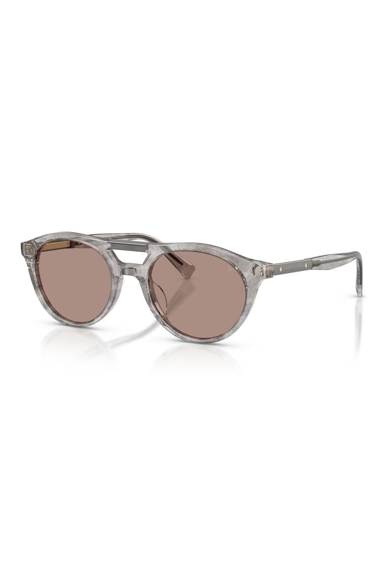 51mm Oval Sunglasses, Alternate, color, BEIGE