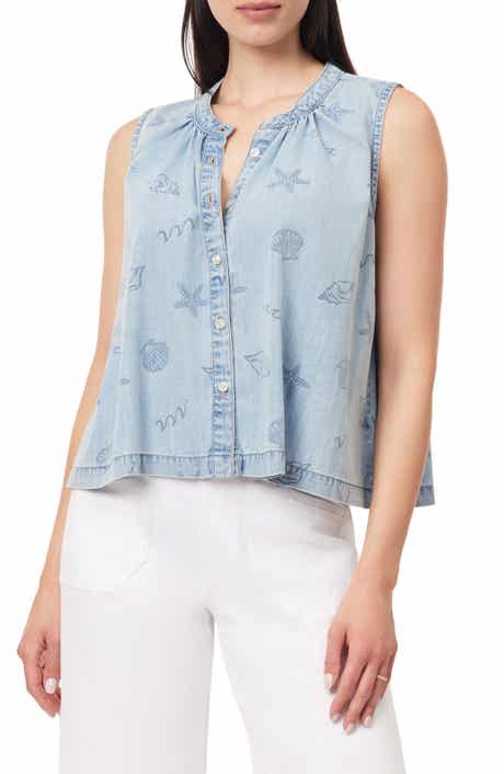 Kensie Easy Button Down Tank