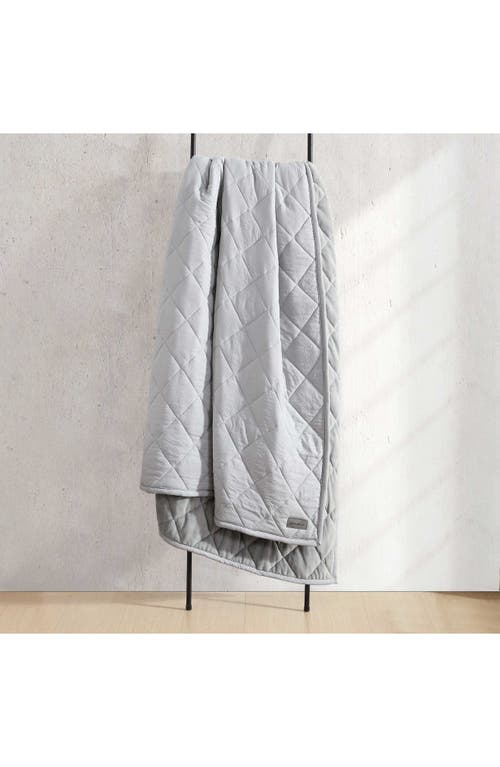 Eddie Bauer Classic Soft Solid Blanket In Grey