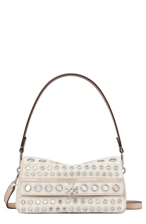 Small Charlie Embellished Shoulder Bag