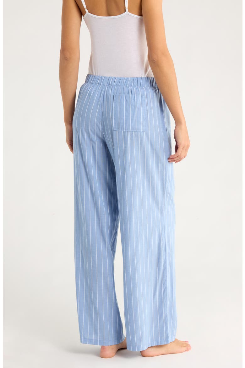 Hangout Stripe Pajama Pants, Alternate, color, CHAMBRAY STRIPE