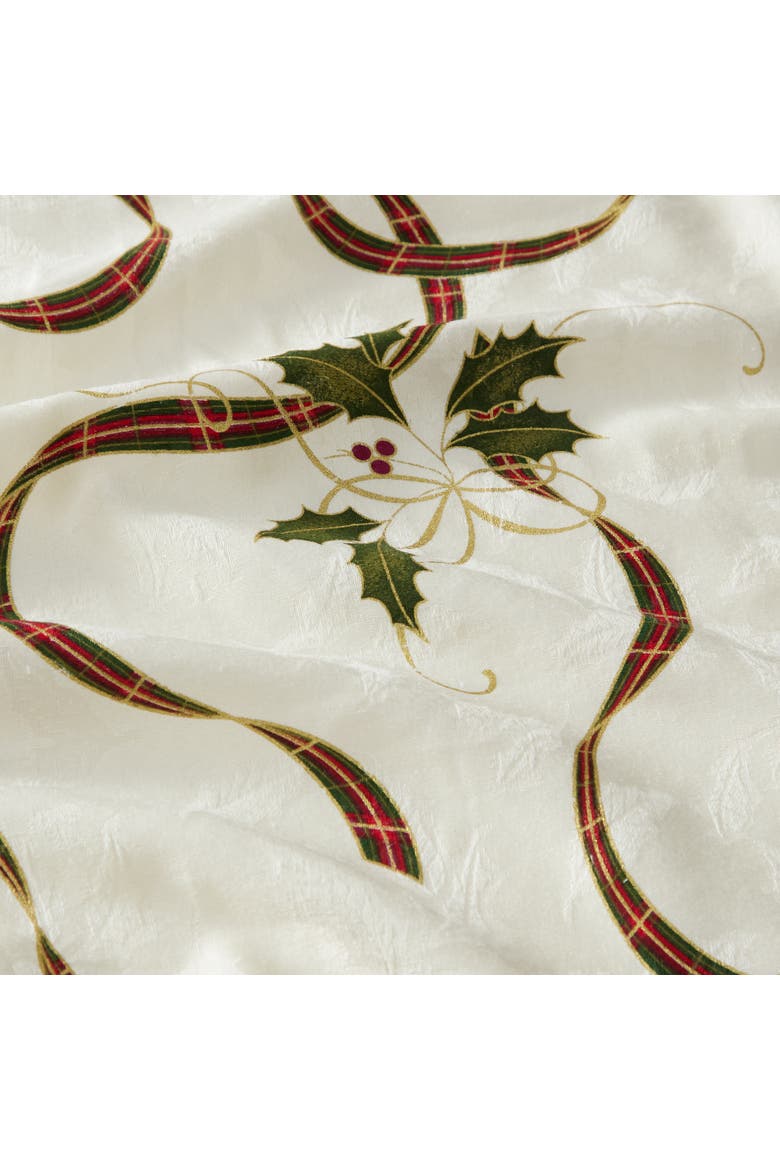 Holiday Nouveau Ribbon Tablecloth, Alternate, color, Multicolor