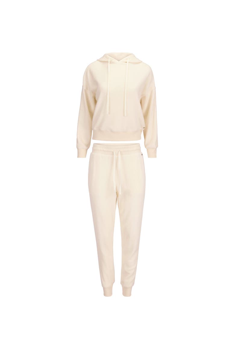 Davinia Hoodie And Joggers Set, Alternate, color, Whisper White
