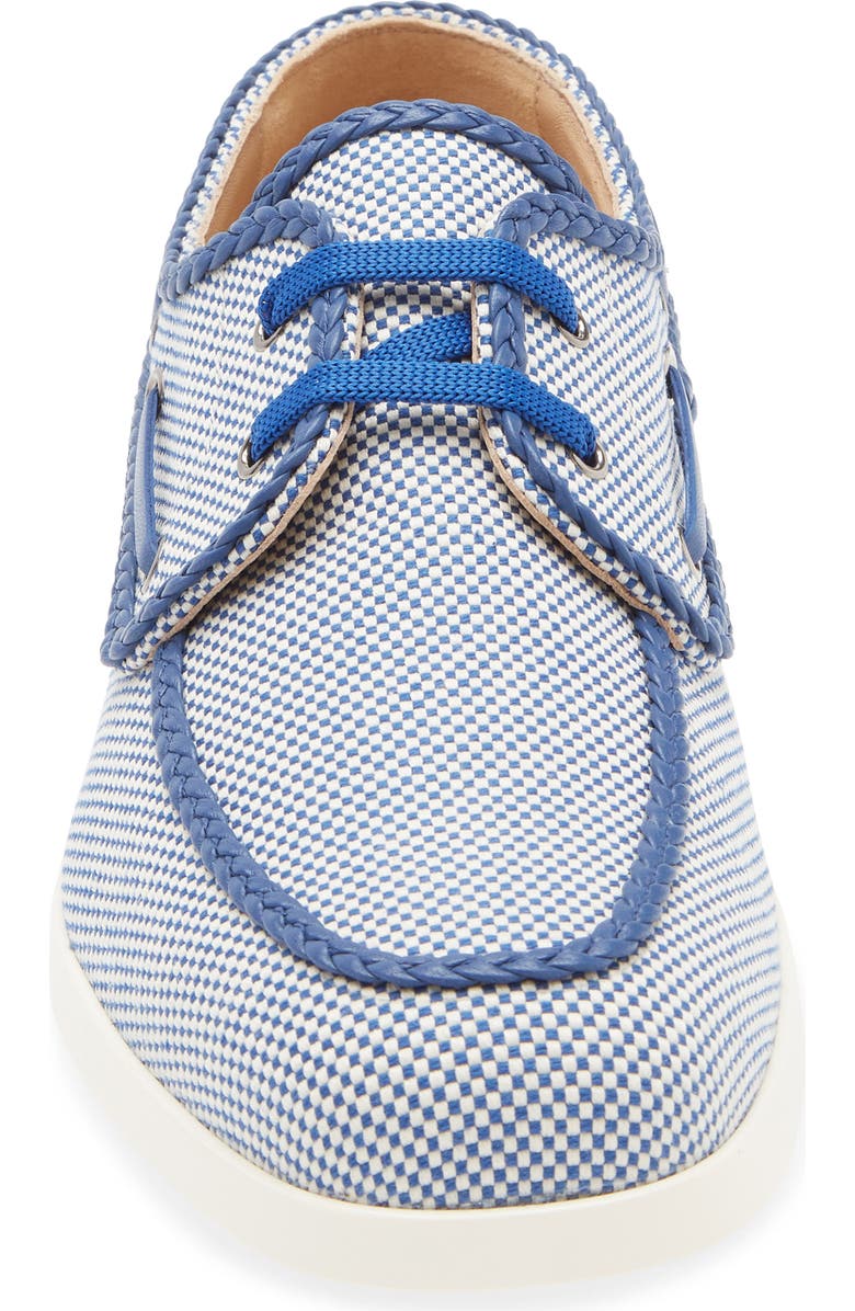 Valentino Garavani Palm Avenue Boat Shoe, Alternate, color, Multicolor/ Baltique