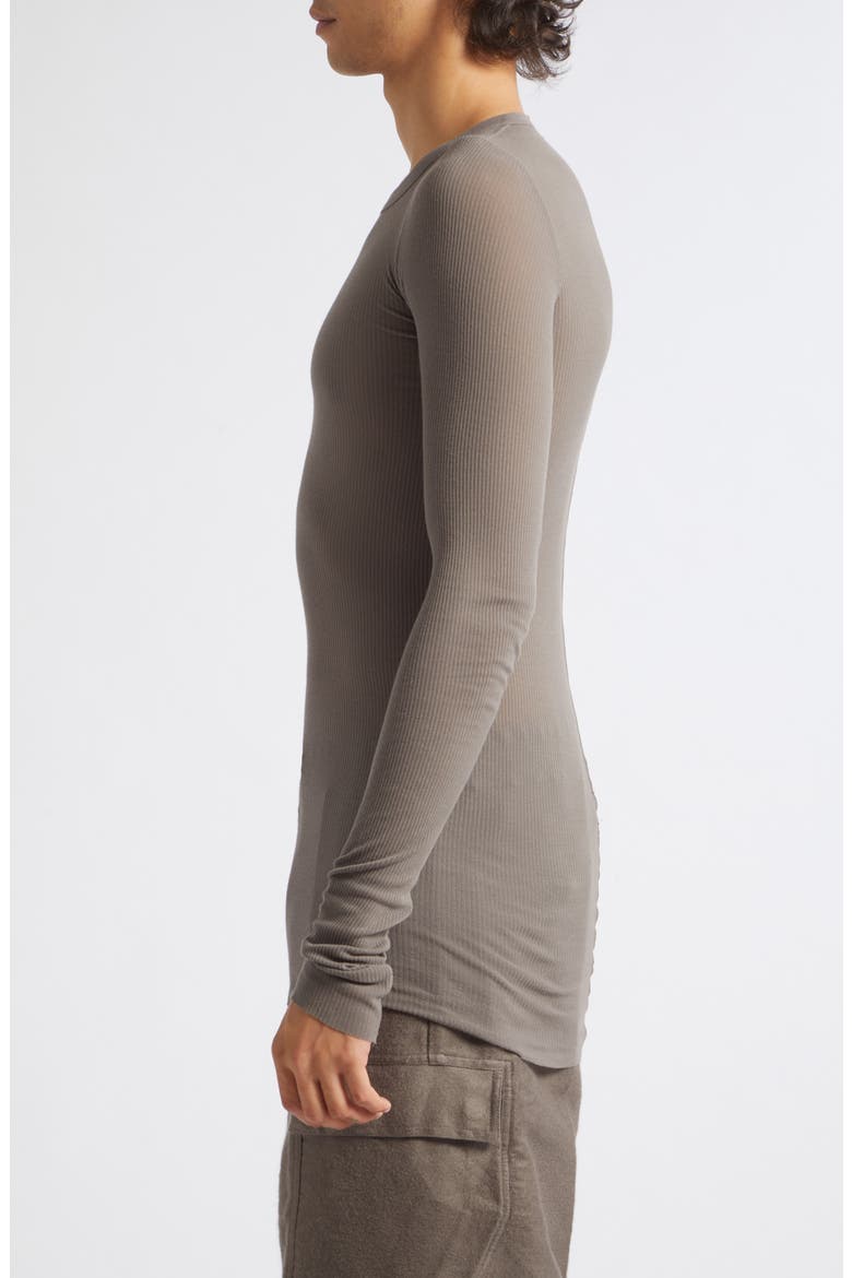 Rib Long Sleeve T-Shirt, Alternate, color, DUST
