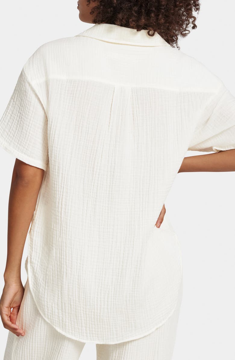 UGG<sup>®</sup> Embrook Short Sleeve Cotton Gauze Pajama Top, Alternate, color, 