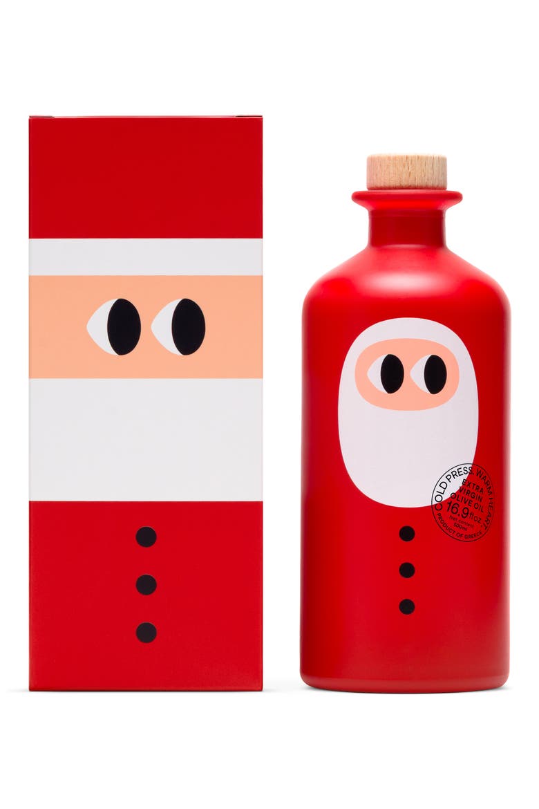 Santa Edition Extra Virgin Olive Oil, Main, color, RED