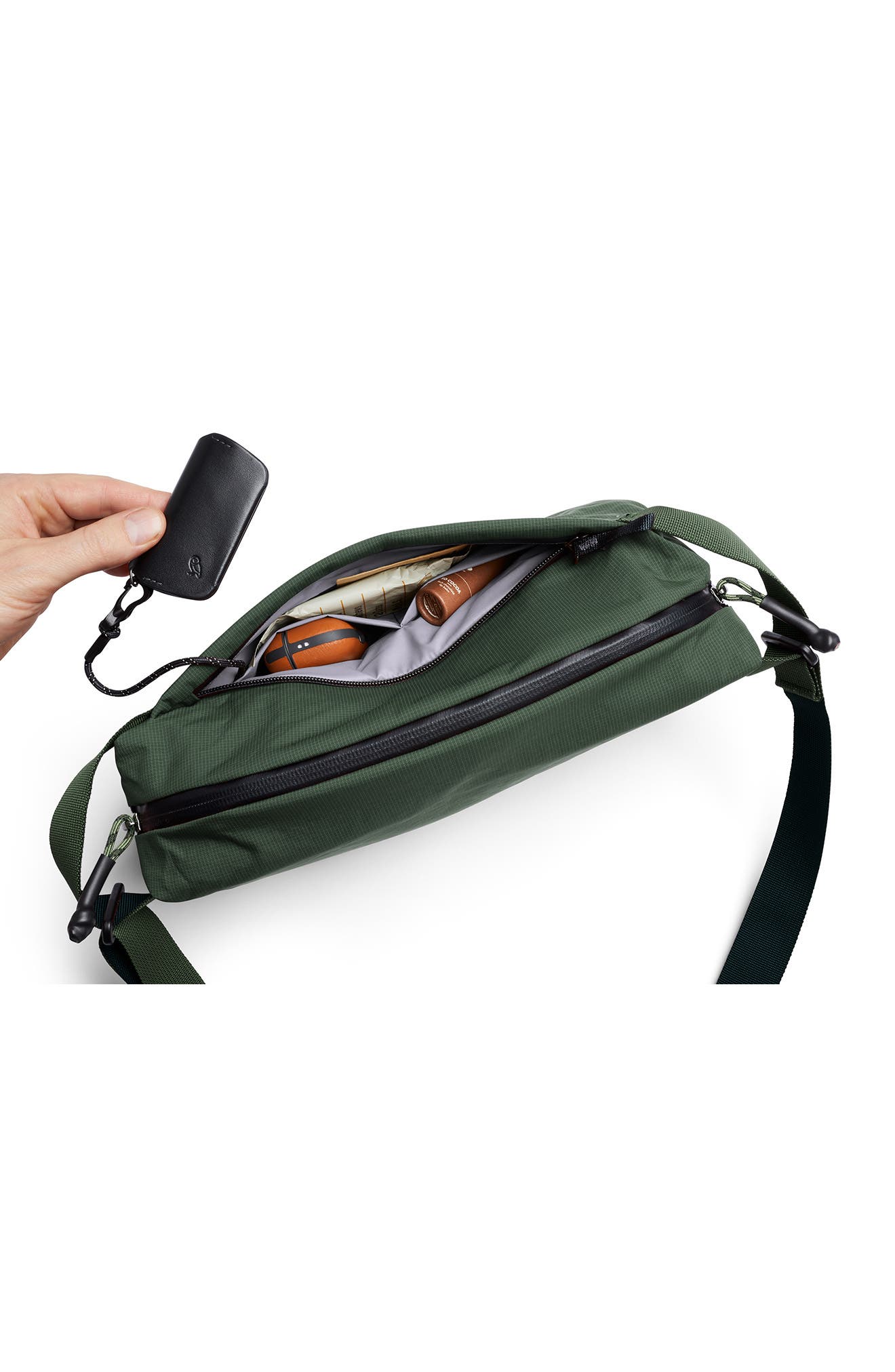The Lite Sling Bag, Alternate, color, SPRUCE
