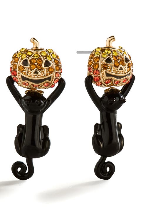 Purranormal Activity Cat Drop Earrings