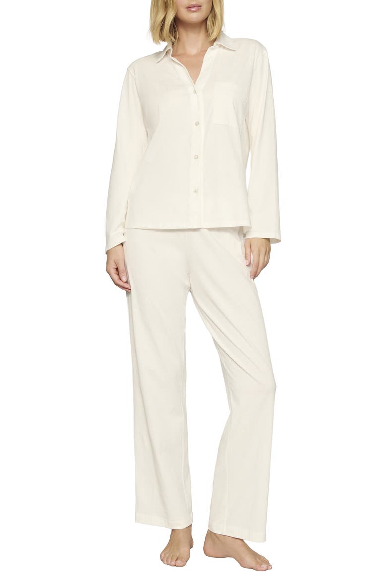Organic Pima Cotton Pajamas, Main, color, IVORY