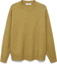 MANGO Oversize Crewneck Sweater