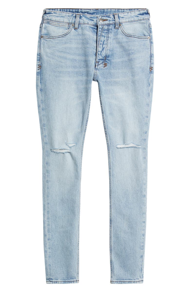 Ksubi Van Winkle Krystal Ripped Skinny Jeans, Main, color, Denim