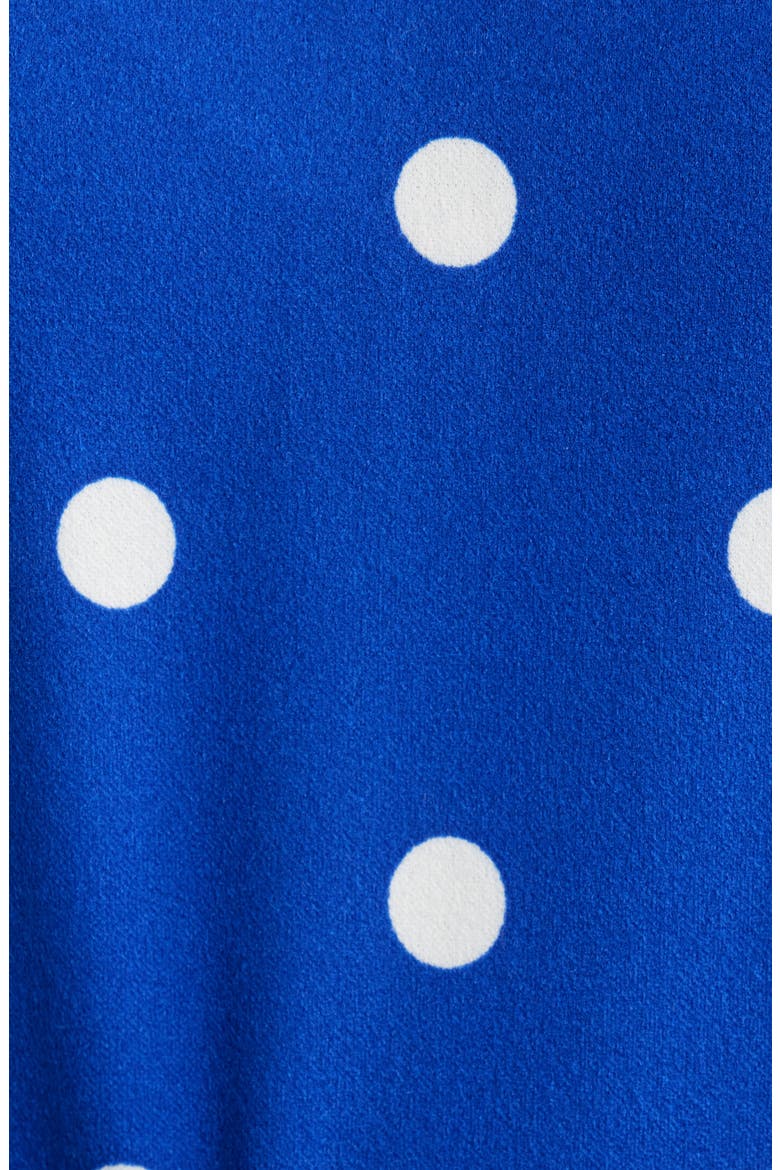 Polka Dot Straight Leg Jumpsuit, Alternate, color, SANTORINI BLUE / CRISP WHITE