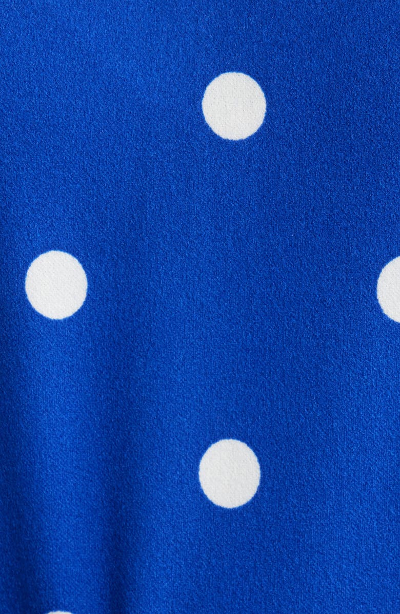 AK ANNE KLEIN Polka Dot Straight Leg Jumpsuit, Alternate, color, Santorini Blue / Crisp White