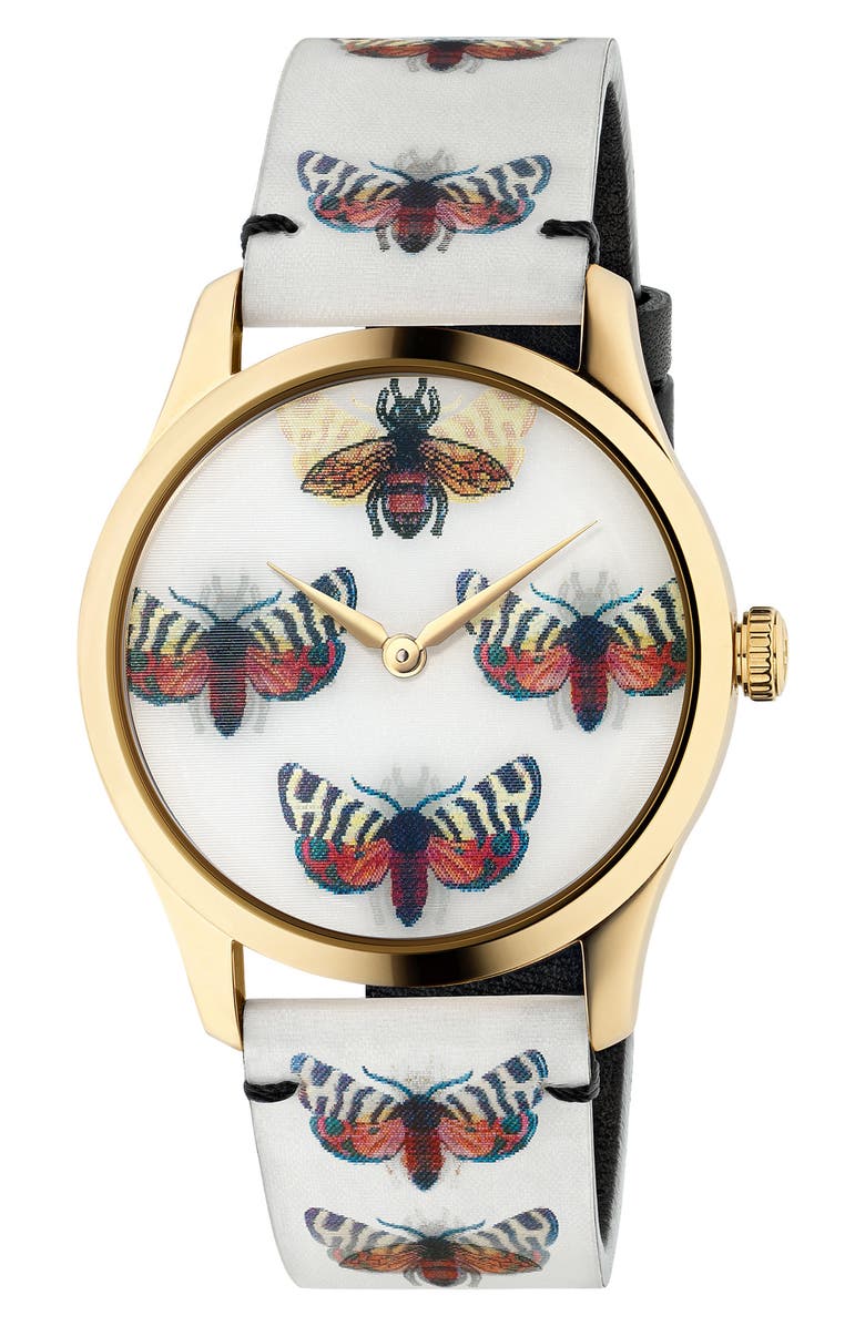 Gucci G-Timeless Holo Strap Watch, 38mm, Alternate, color, 