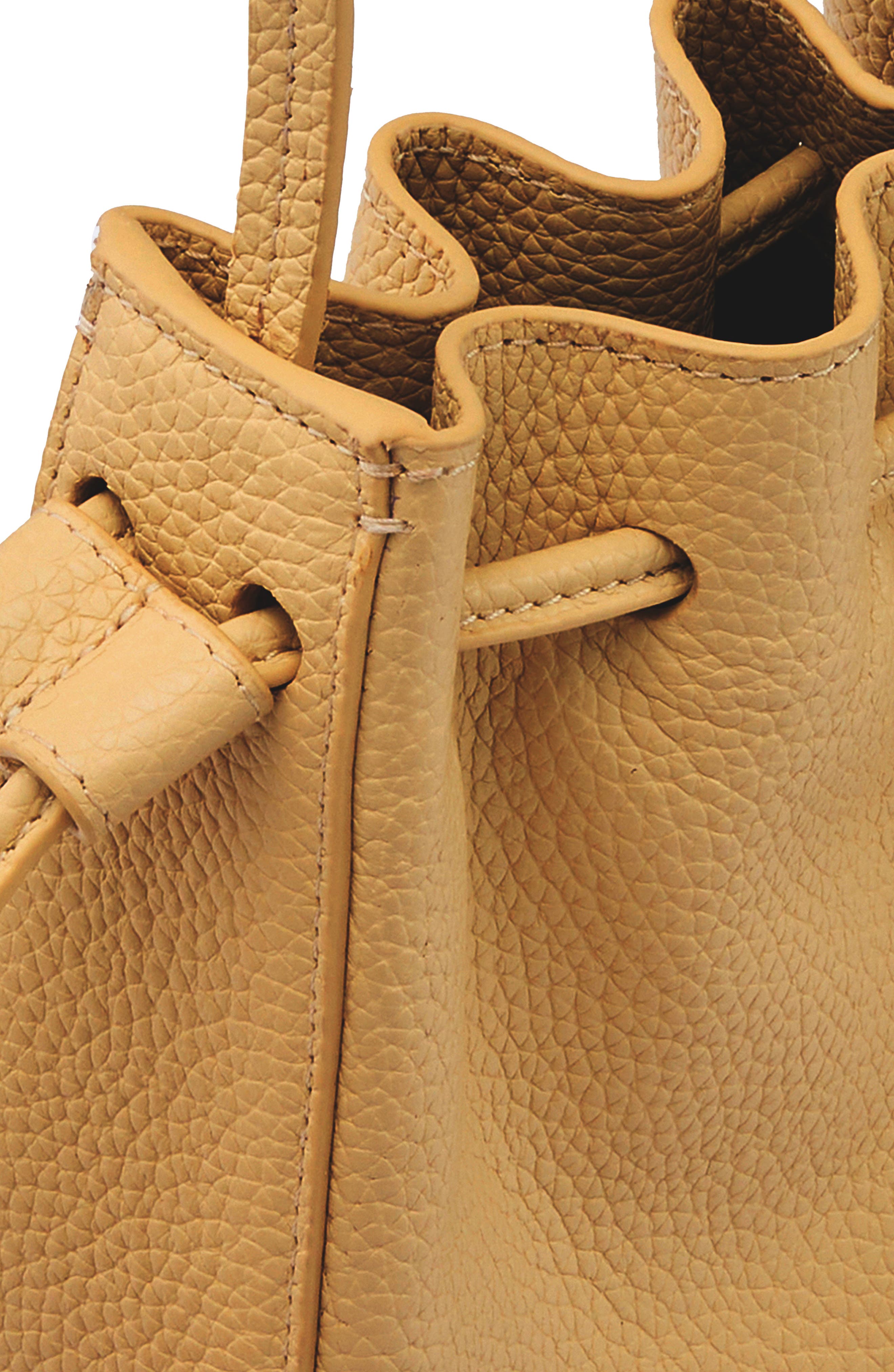 behno Mini Ina North/South Drawcord Crossbody Bag, Alternate, color, Bisque