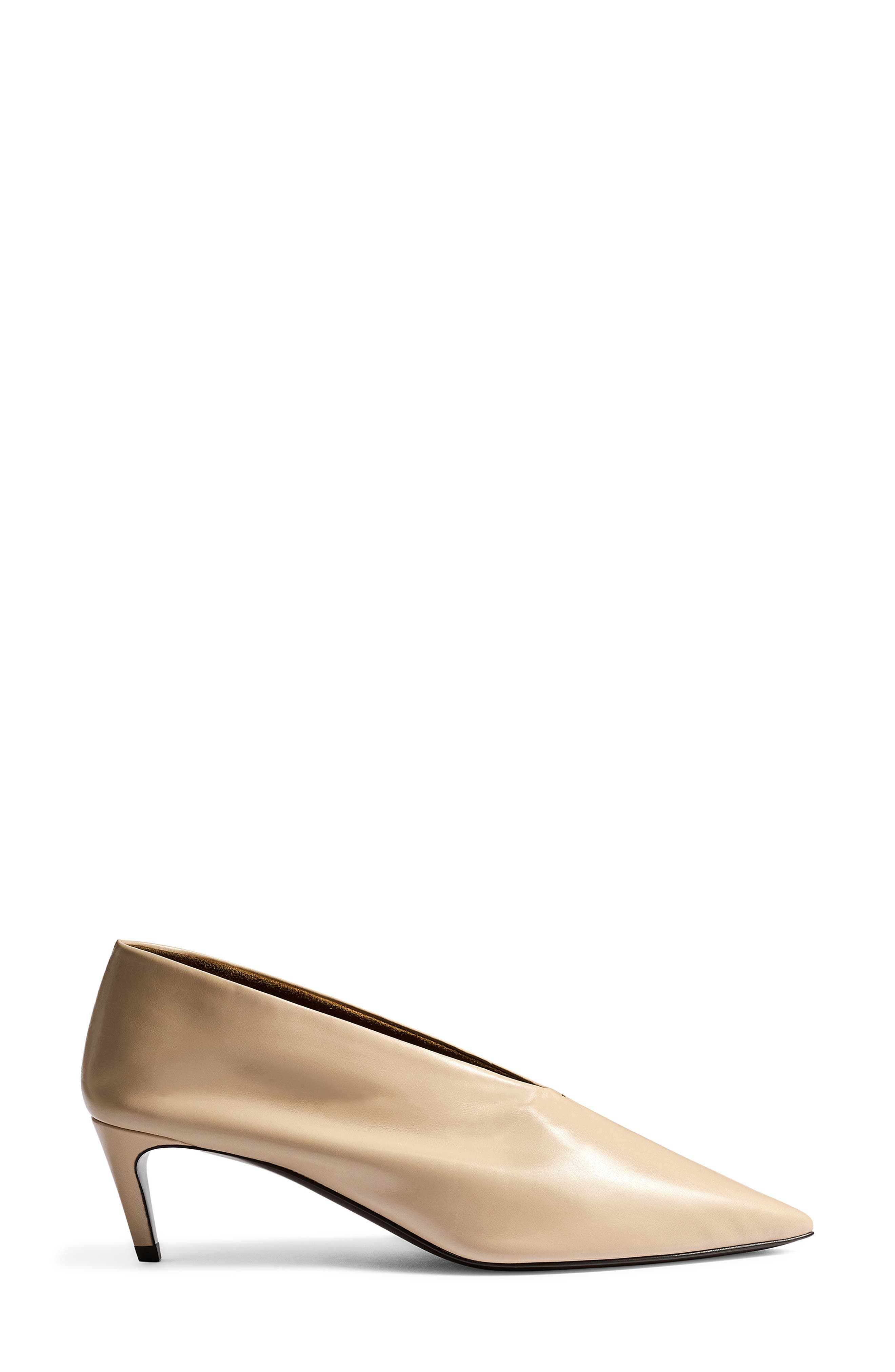 Khaite Miriam Pointed Toe Pump, Alternate, color, Beige