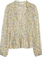 Ulla Johnson Leandra Floral Long Sleeve Top