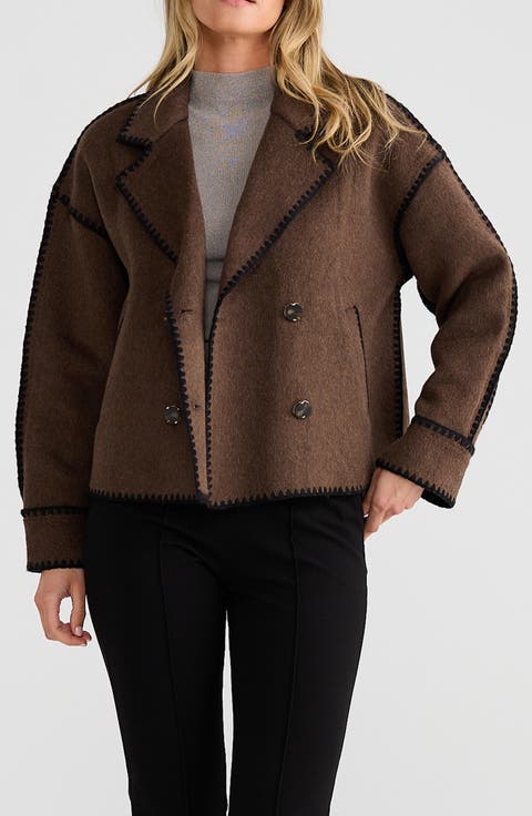 Briony Whipstitch Detail Jacket