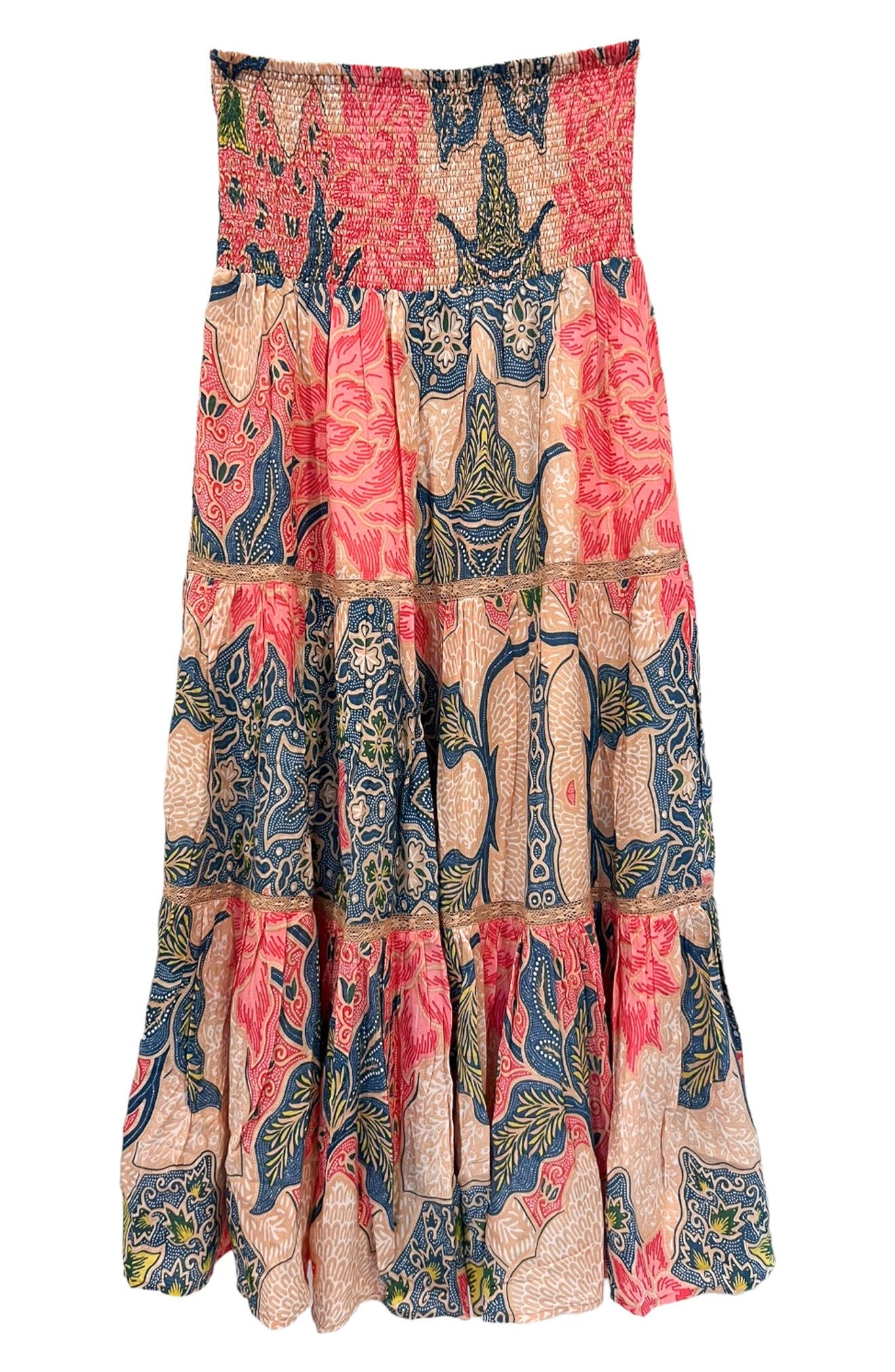 ALICIA BELL Mandy Cotton & Silk Maxi Cover-Up Skirt
