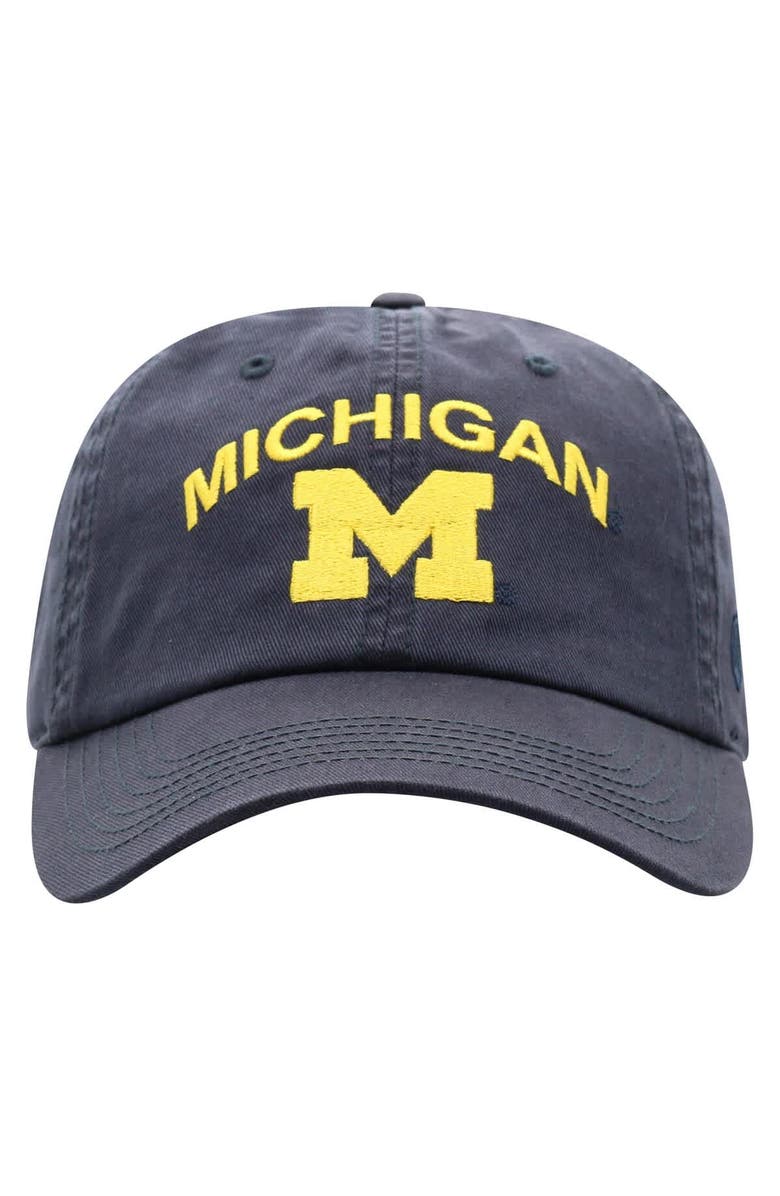 TOP OF THE WORLD Men's Top of the World Navy Michigan Wolverines Champ Adjustable Hat, Main, color, 